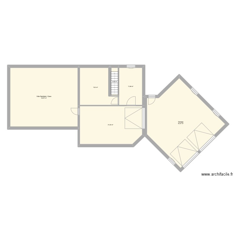 Sous Sol. Plan de 0 pièce et 0 m2