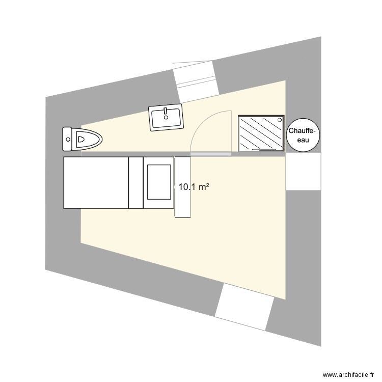 entree. Plan de 0 pièce et 0 m2