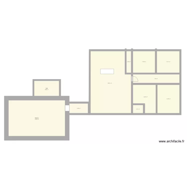 Maison Roumegoux. Plan de Maison Roumegoux. Plan de