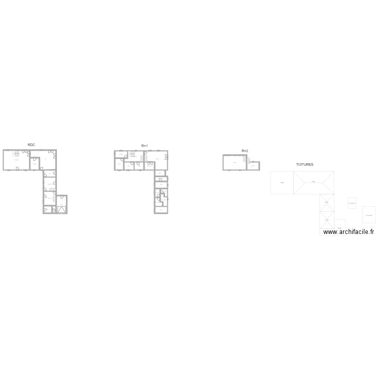 350601025. Plan de 26 pièces et 308 m2