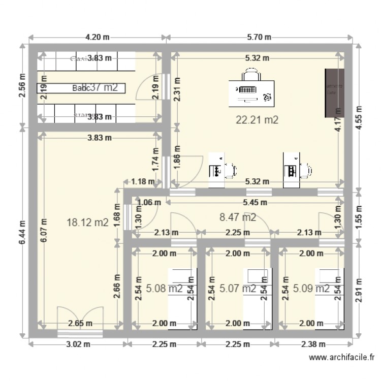 poste de police 1. Plan de 0 pièce et 0 m2