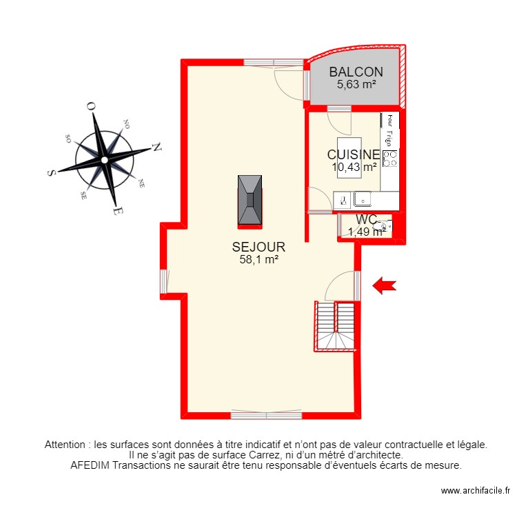 BI 10651 - . Plan de 10 pièces et 130 m2