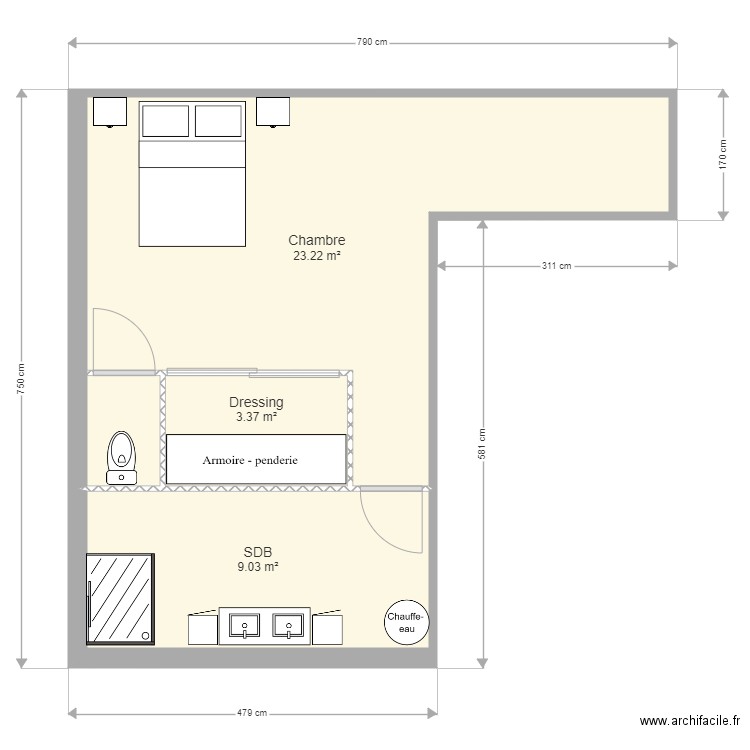 Plan aménagement chantier boisset. Plan de 0 pièce et 0 m2