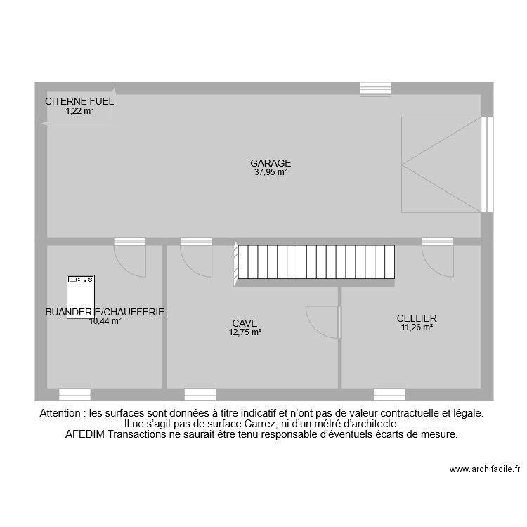 BI 6649  SOUS SOL. Plan de 0 pièce et 0 m2