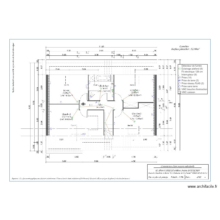 VASSEUR ETAGE M&I. Plan de 0 pièce et 0 m2