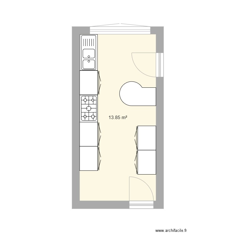 CUISINE BUISSON. Plan de 0 pièce et 0 m2