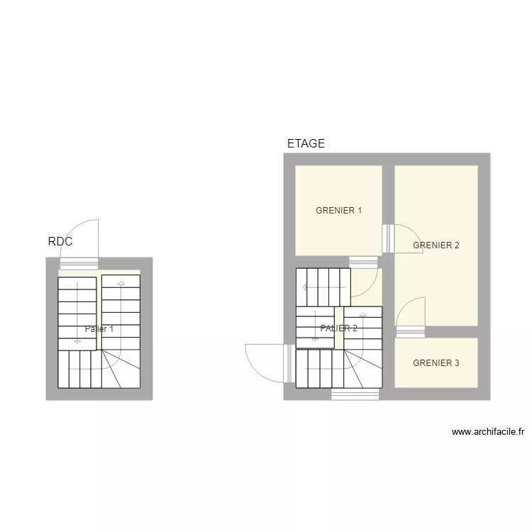 CLAPPIER 107. Plan de 