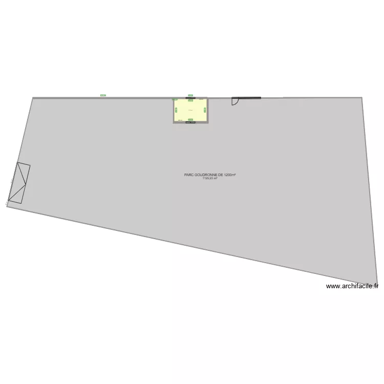 STATIONNEMENT AV MARKET  AVANT TRAVAUX. Plan de 