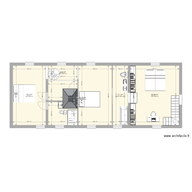 la colombière étage. Plan de 0 pièce et 0 m2