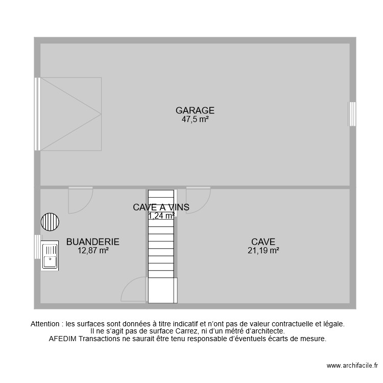 BI 6698 SOUS SOL. Plan de 0 pièce et 0 m2