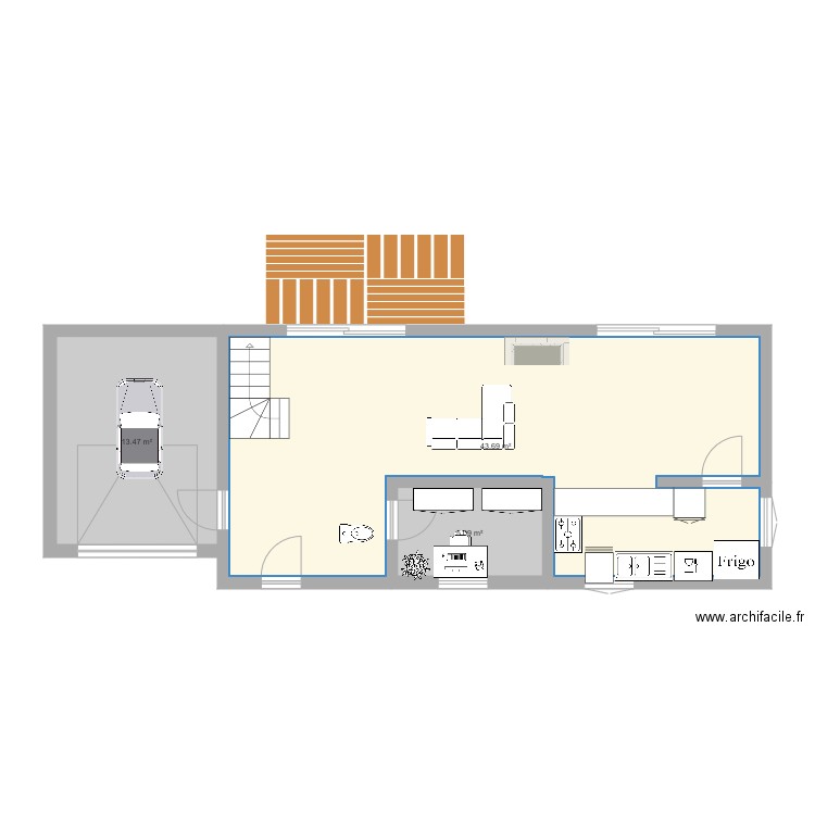 Maison marié. Plan de 0 pièce et 0 m2