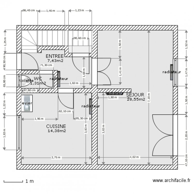 Plan. Plan de 0 pièce et 0 m2