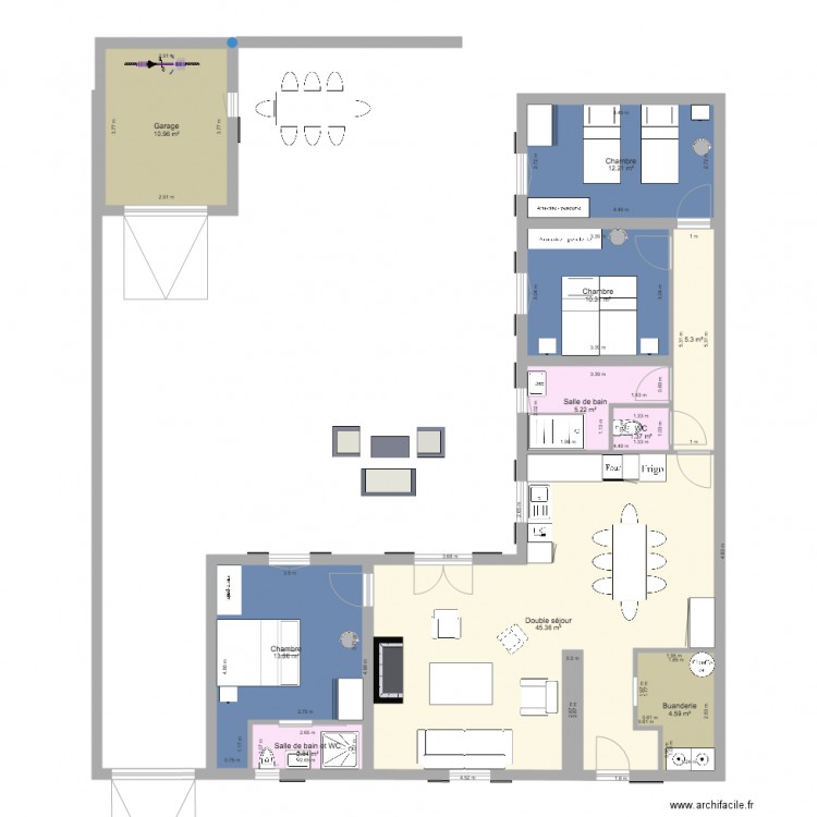 Yeu Ker chauvineau SSE. Plan de 0 pièce et 0 m2