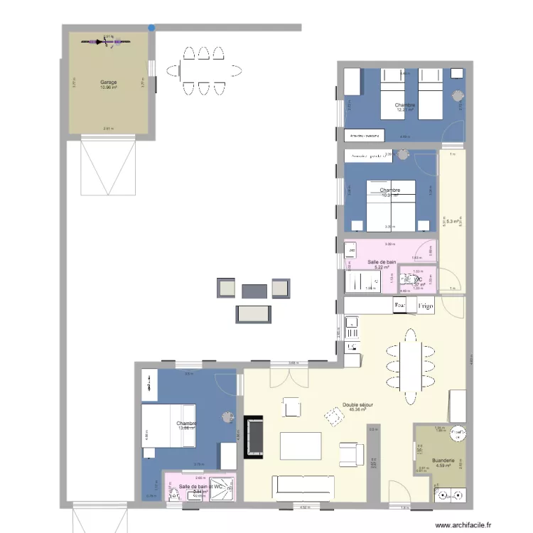 Yeu Ker chauvineau SSE. Plan de 