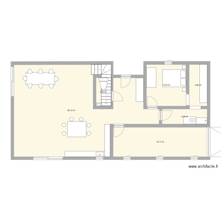 Projet maison v3. Plan de 0 pièce et 0 m2