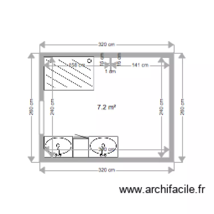 chambre parents sdb 2. Plan de chambre parents sdb 2. Plan de