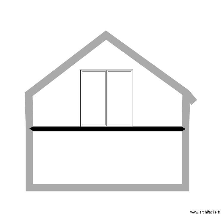 pignon fenetre. Plan de 0 pièce et 0 m2