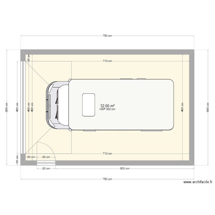 garage camping car 50m2 . Plan de 0 pièce et 0 m2