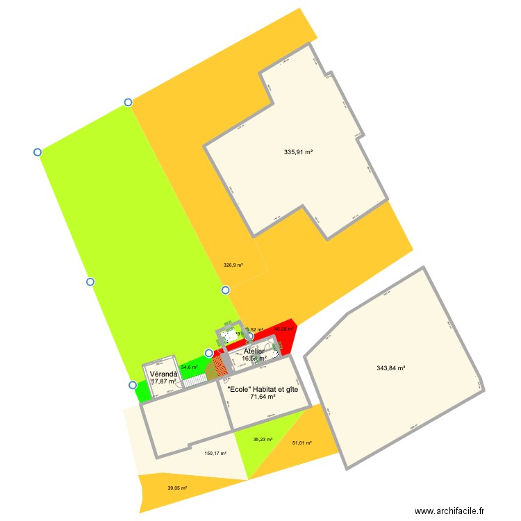 projet. Plan de 0 pièce et 0 m2