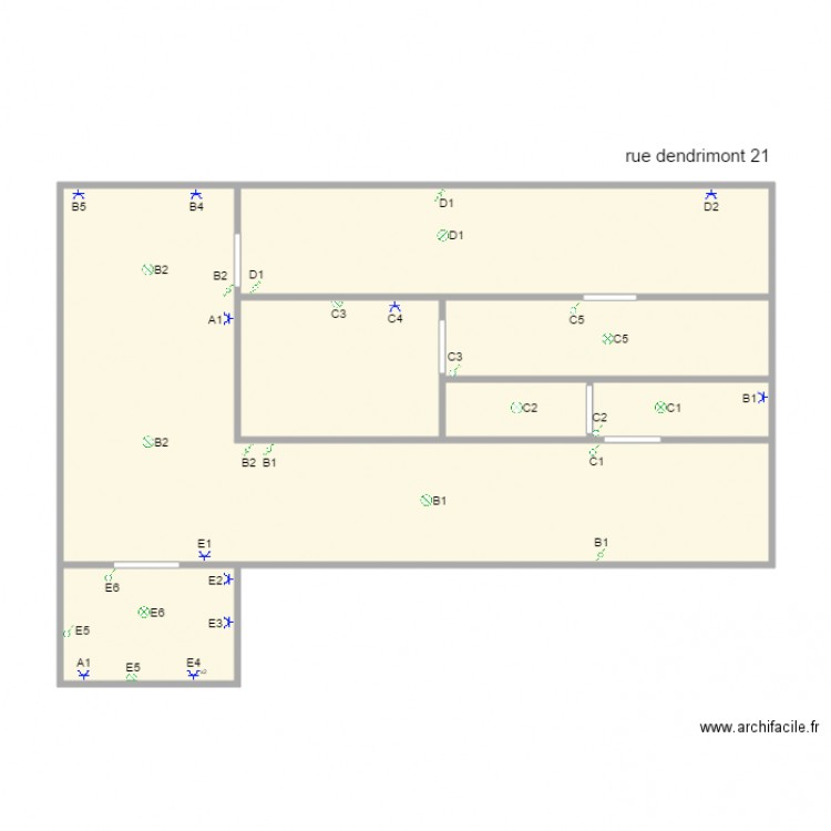 Dendrimont 21 4000 liege . Plan de 0 pièce et 0 m2