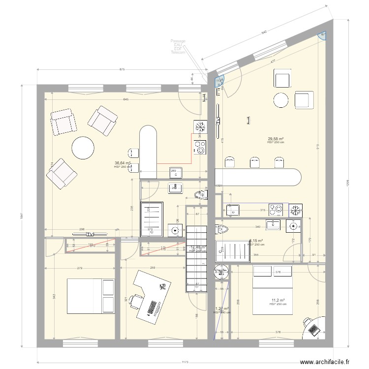 CHOB - Projet02. Plan de 0 pièce et 0 m2
