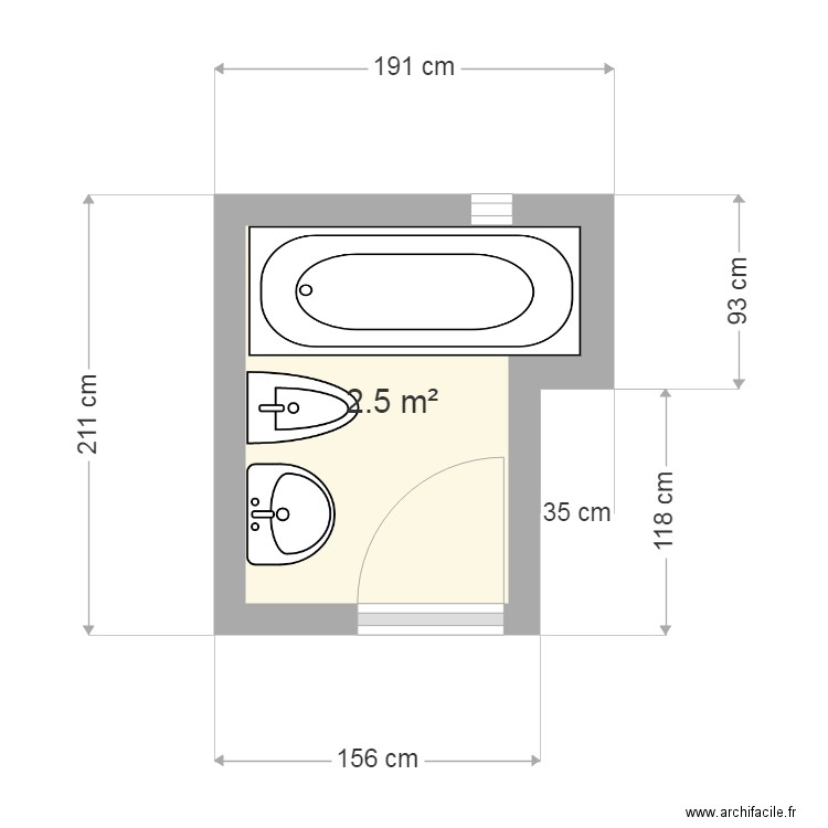 BROSSAT Andrée Le Coteau. Plan de 0 pièce et 0 m2