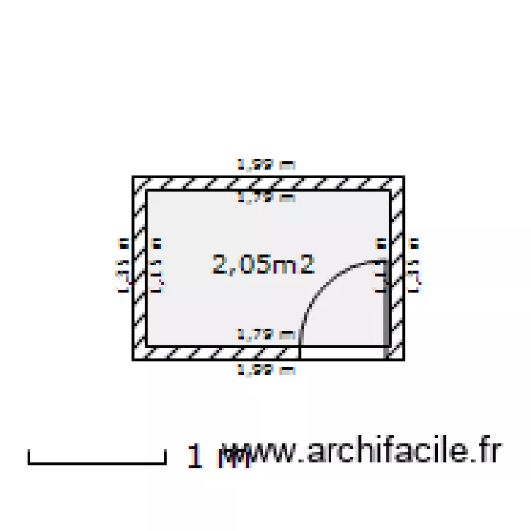 local technique. Plan de local technique. Plan de