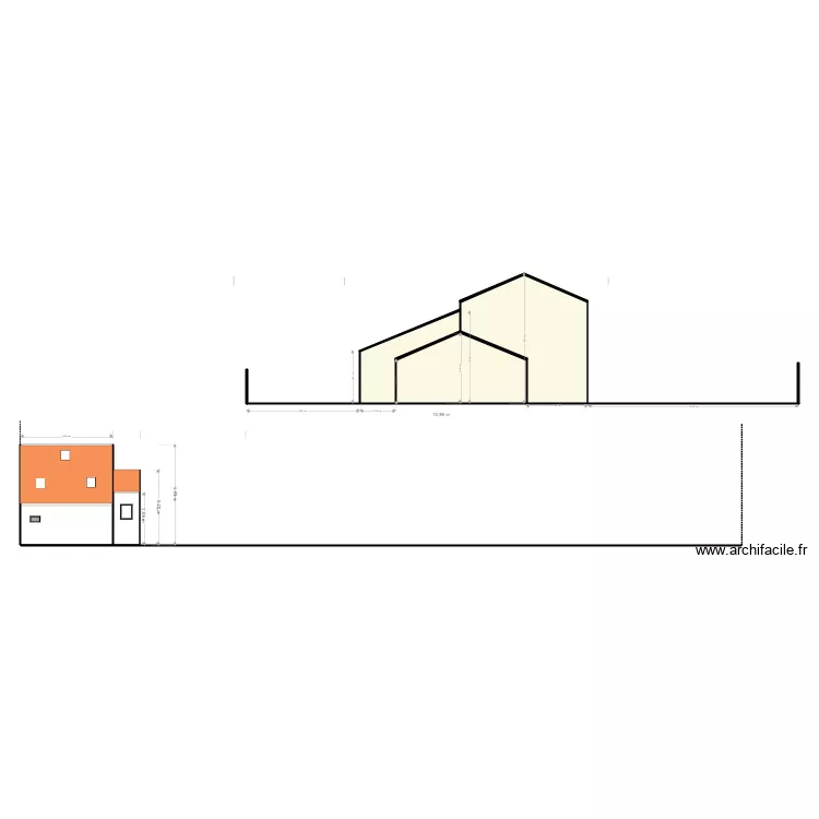 plan de coupe . Plan de 