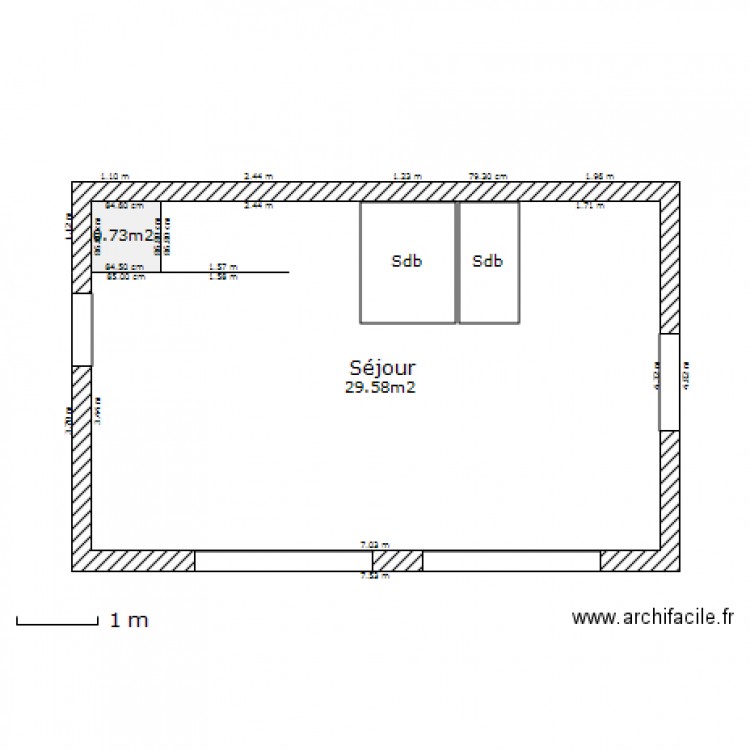 Sorede_Atelier_RDC. Plan de 0 pièce et 0 m2