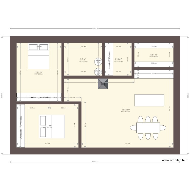 essai 120m carré. Plan de 0 pièce et 0 m2