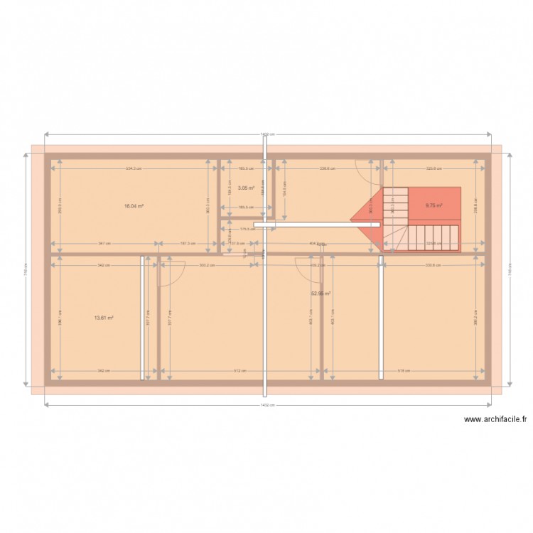 CALLEDE MARTINE ETAGE. Plan de 0 pièce et 0 m2