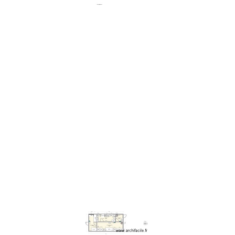 from. Plan de 4 pièces et 37 m2