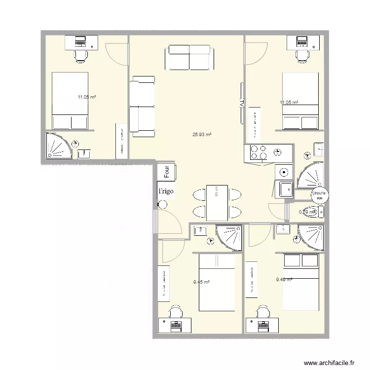 Coloc Ideale. Plan de 