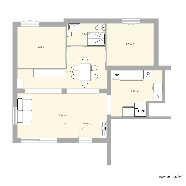 Projet 03. Plan de 0 pièce et 0 m2