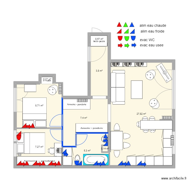 projet 1 de gaulle 2022 04 12 1649. Plan de 0 pièce et 0 m2