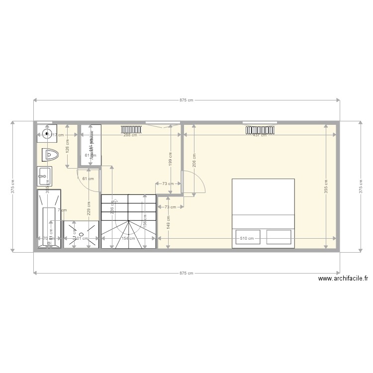 2ème niveau Barbette. Plan de 0 pièce et 0 m2