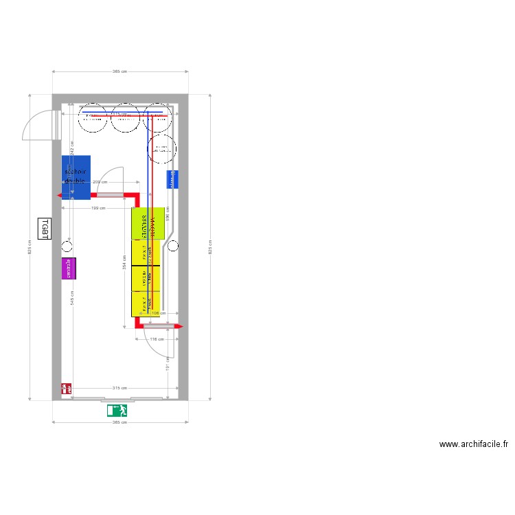 PLAN SCI RESIDENCE DE LA PLAGE 2. Plan de 0 pièce et 0 m2