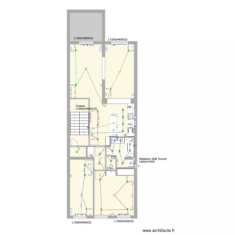 Tabellion 1e &eacute;tage Eau Elec Chauffage. Plan de 0 pièce et 0 m2