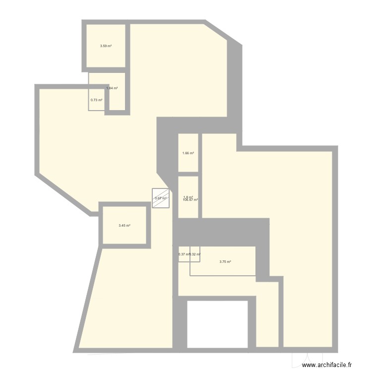 etage1. Plan de 0 pièce et 0 m2