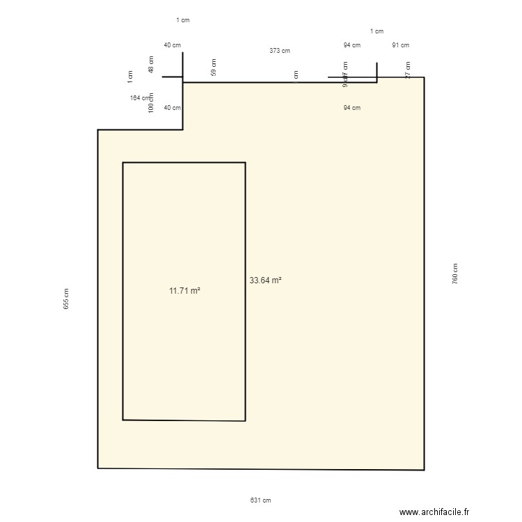 quintana llupia. Plan de 2 pièces et 57 m2