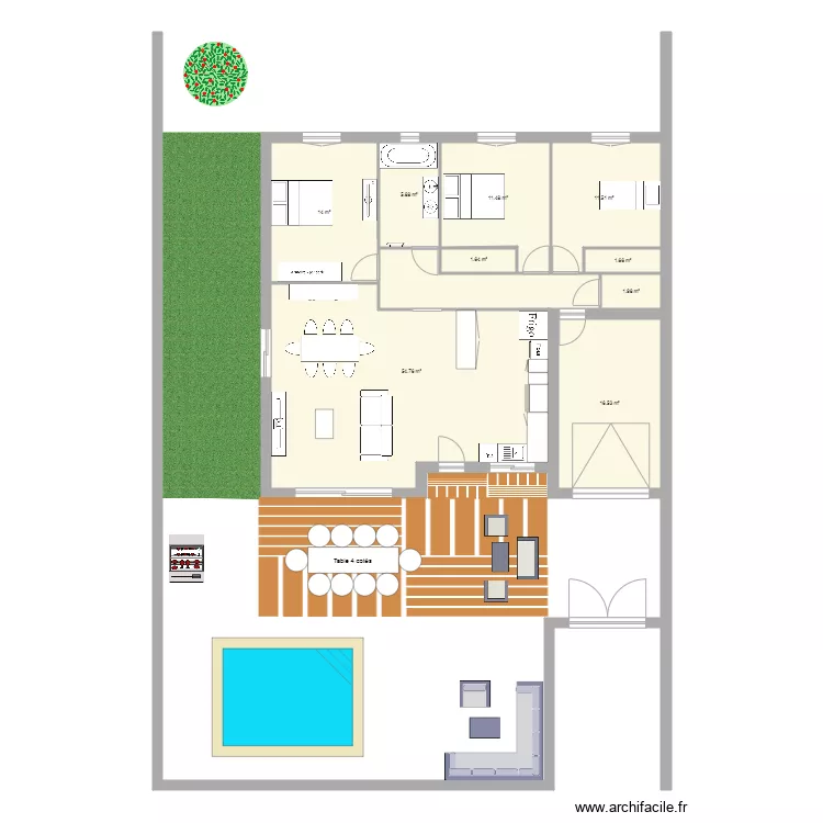 Chez camille. Plan de 