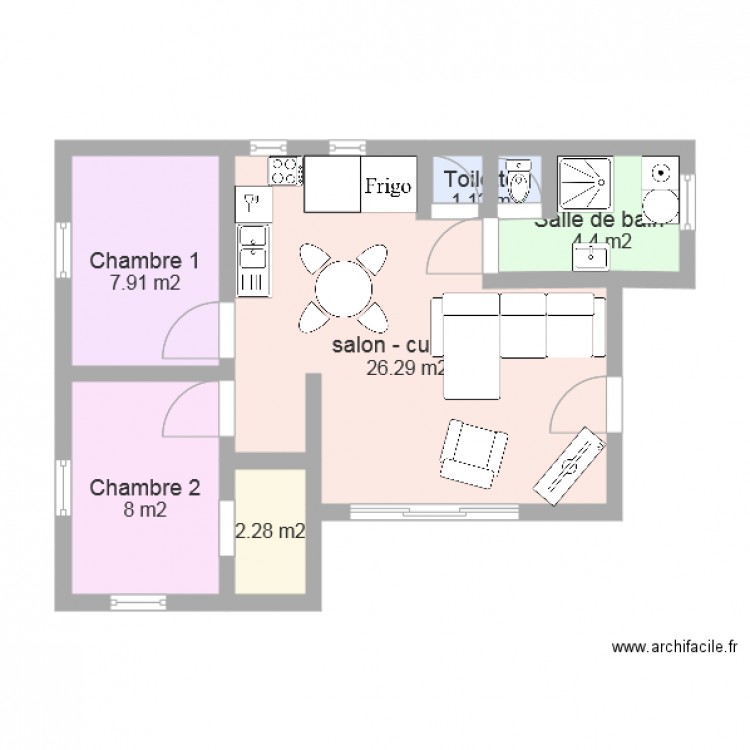 appartement . Plan de 0 pièce et 0 m2
