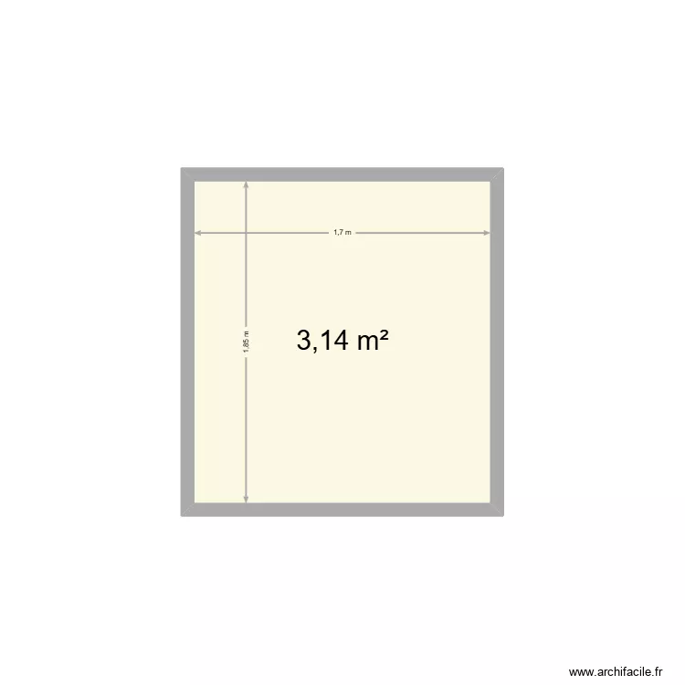 sous-sol gauche. Plan de 1 Pièce et 3 m² sous-sol gauche. Plan de 1 Pièce et 3 m²