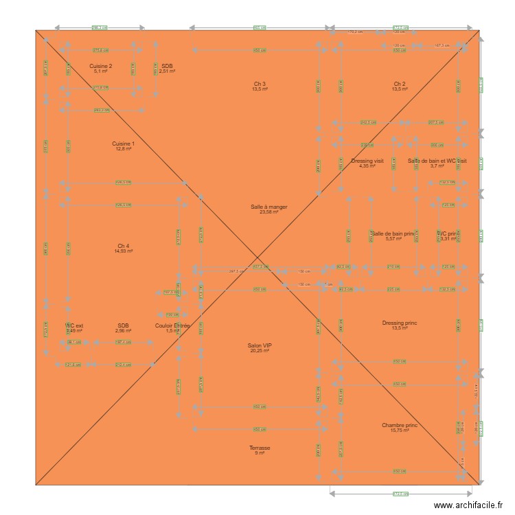 Maman Ferdy toiture . Plan de 0 pièce et 0 m2