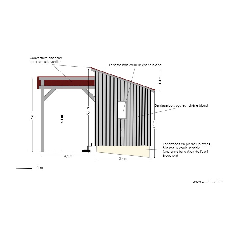 ATELIER FACADE SUD AVANT. Plan de 0 pièce et 0 m2