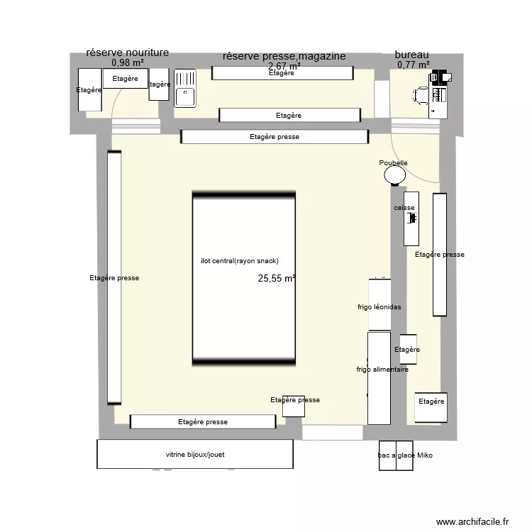 plan de masse V2. Plan de 