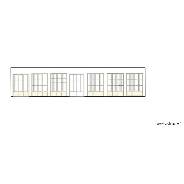 South front elevation maquette. Plan de 0 pièce et 0 m2