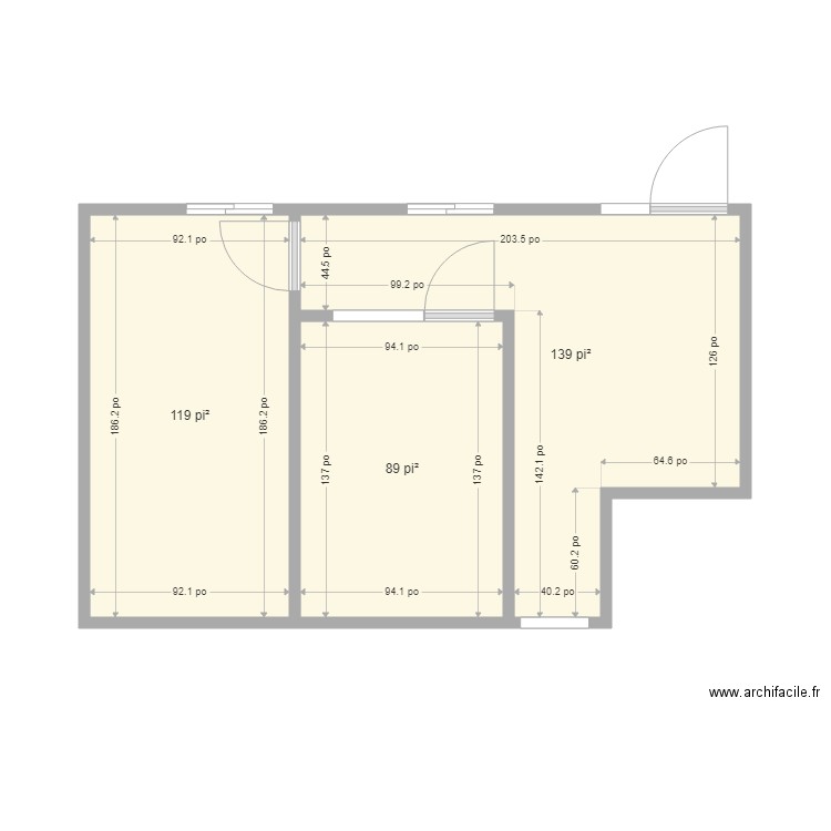 Bureau Oli Option 8. Plan de 0 pièce et 0 m2