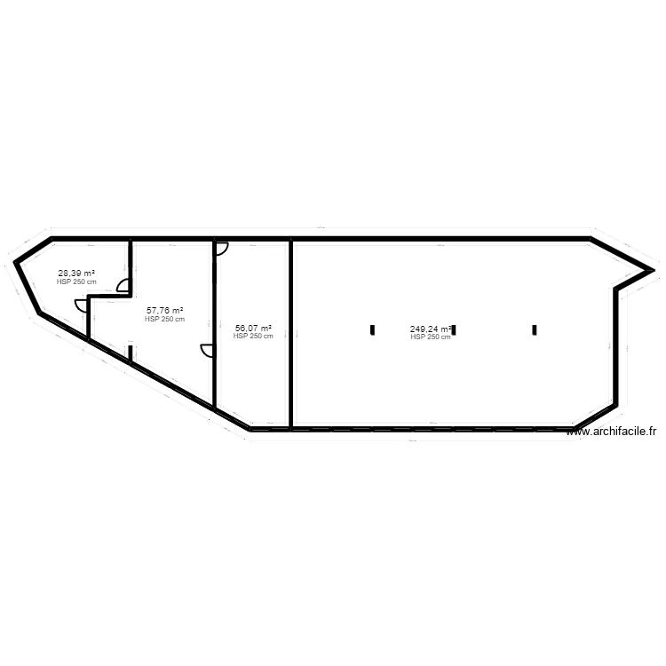 94C97B existant. Plan de 94C97B existant. Plan de