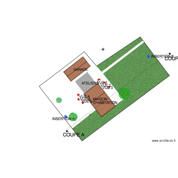 PLAN VUE ET COUPE. Plan de 0 pièce et 0 m2